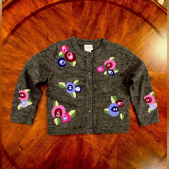 Talbots Kids Other - Talbots Kids Embroidered Cardigan Sweater. Size 4.